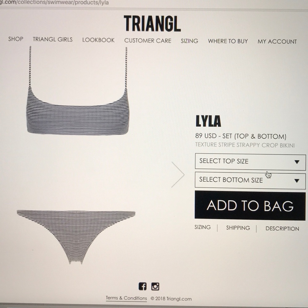 FOR NICOLE Triangl Bikini-TRADES ONLY - Picture 2 of 2